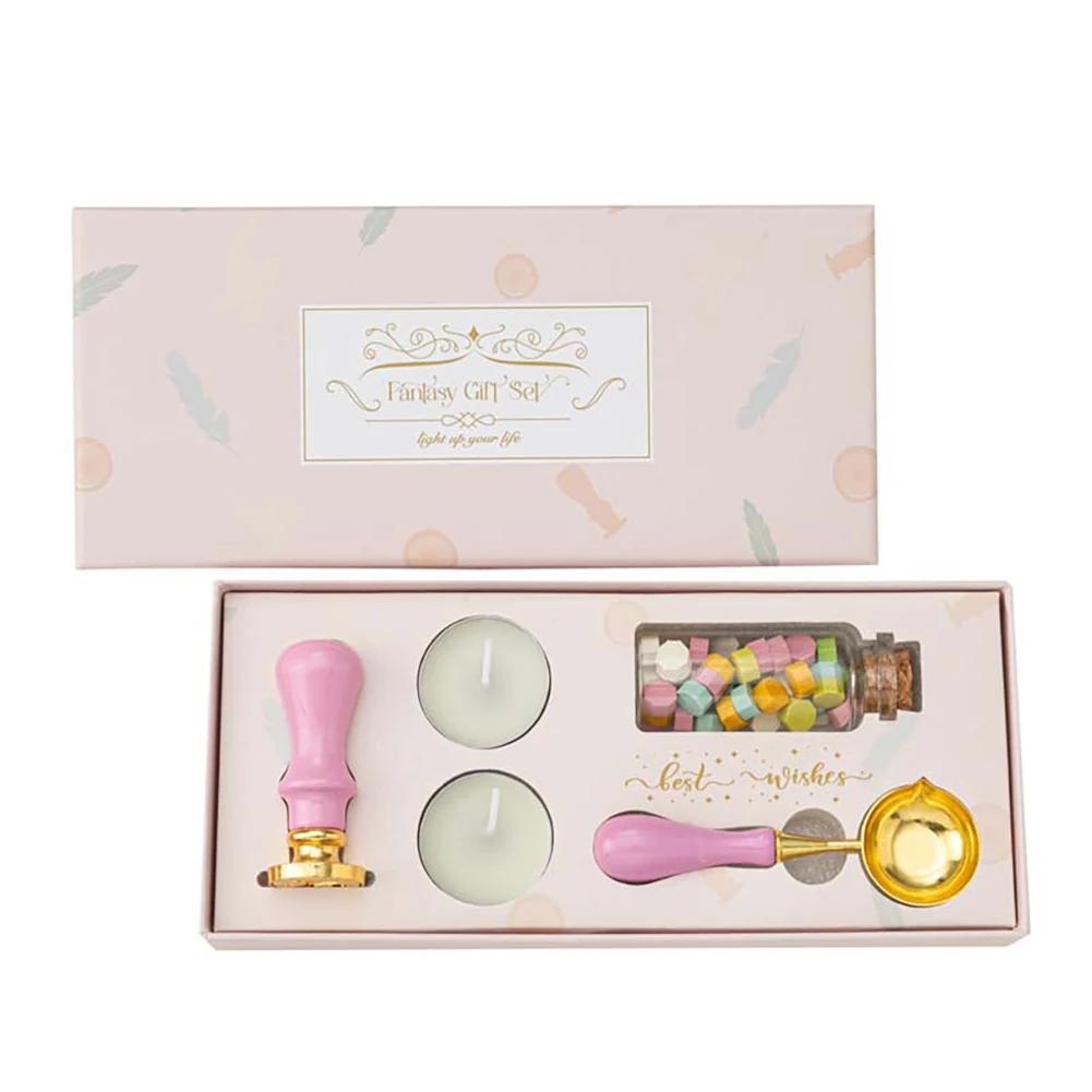 Antique Feather Dip Pen Ink Set Wax Sealing Stamp Kit Calligraphy Pen Letter Writer Pen Handwriting Feather Pen Wax Seal Stamp