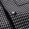Septwolves Men's Business Casual Plaid Wool Blend Jacket
