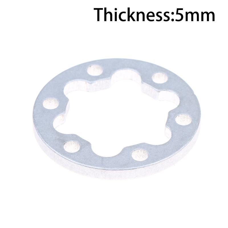 2/2.5/4/5Mm Aluminium Alloy E-Bike Electric Scooter Brake Pads Spacer Six Holes Disc Washer Wheel Bike Washer