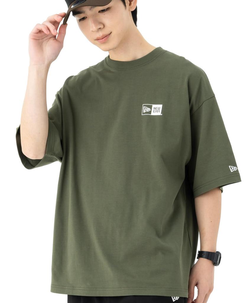 New Era Short Sleeve Oversized Cotton 14683895 New Size Box ONSPOTZ Popular Suitable How to Fold Clothes T-Shirt, S/S Tee, (NER33A7858),