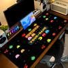 Retro Pacman Custom Name Large Size Mouse Pad Gaming Table Cushion Nonslip Laptop Tablet Big XXL Mat Mini PC Playmat With Lock edge