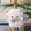 Animal Soft Plush Lamb Ornament With Polyester Filling For Backpack Accessory