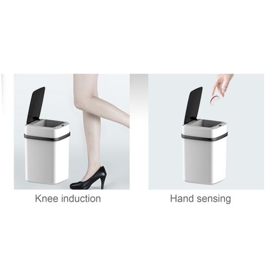 Space-Saving Easy To Clean Creative Mute Narrow Seam Smart Sensor Rubbish Bin Smart Waste Garbage Bin