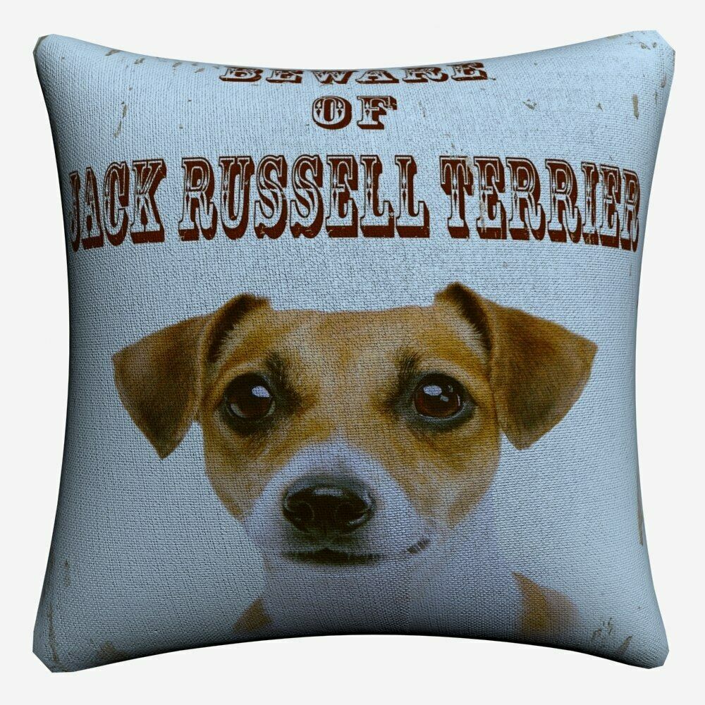 

Jack Russell Terriers Pet Dog Style Cushion Cover Sofa Chair Home Decor Almofada 45x45cm 18x18in