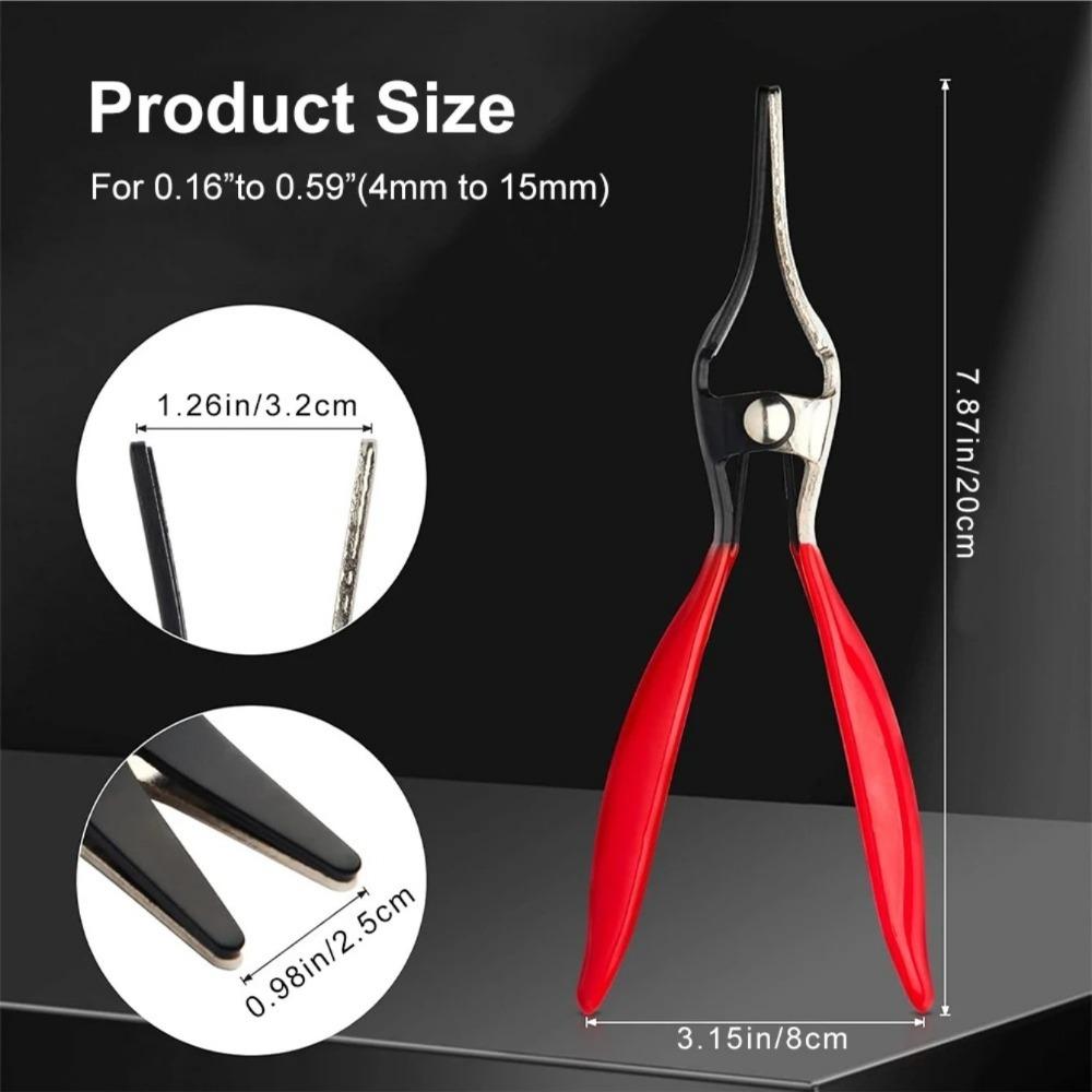 Automobile Tubing Oil Pipe Separation Clamp Joint Tightening Pliers Fuel Filters Hose Tube Buckle Removal Tools Car Pipe Tool