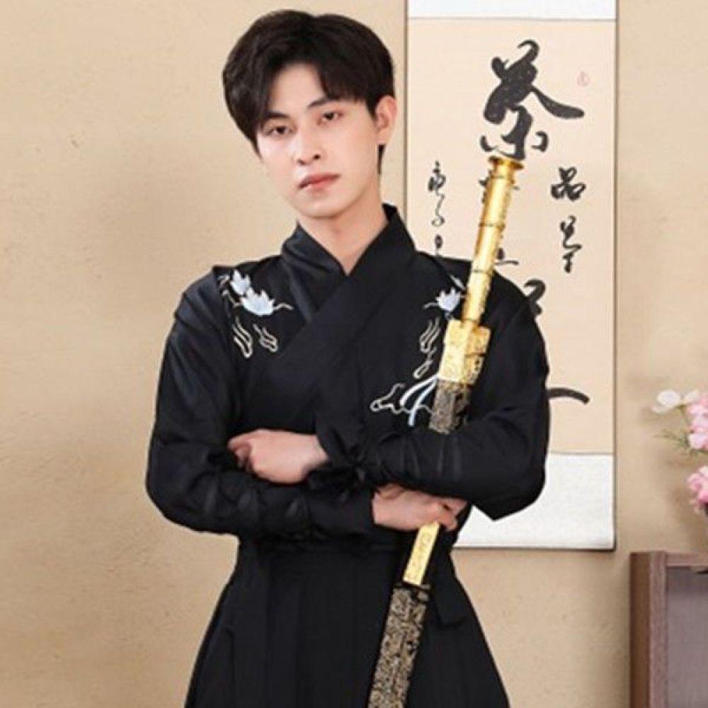 Men's Clothing Hanfu Martial Arts Style Chivalrous Handsome Men's Suit