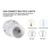 E27 PIR Motion Sensor Converter 100-240V Timer Motion Detector Base Lamp Holder With Light Control Smart Switch Bulb Socket