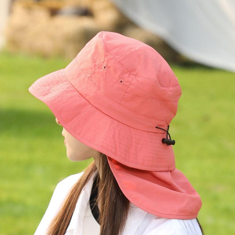 UPF 50+ Foldable Bucket Hat Waterproof Wide Brim Sun Hat Lightweight Anti-UV Fishman Hat  Unisex