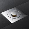 Shower Floor Drain Square Filter Toilet Floor Drain Poppet Seal Cover Sewer Pipe Odour Control Universal Push-Pedal