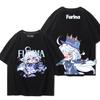 Popolari T-shirt da Uomo Genshin Impact Furina Stampa 3D Manica Corta Magliette Moda Uomo Donna Girocollo Top Abbigliamento Estivo