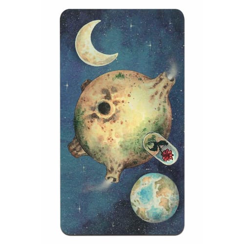 Nichiyu Tarot Cards, 78-Card, Waite Edition, Authentic [The Little Prince Tarot (Major Arcana Only)] "Cute Tarot Cards with Watercolor Illustrations