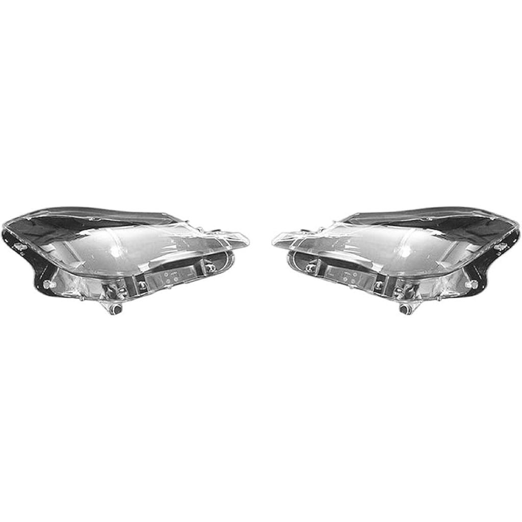 Headlamp Caps Compatible for Maserati Quattroporte 2013 2014 2015 2016 2017 Car Front Headlight Lens Shell Head Light Cover Lampshade Case(Left)
