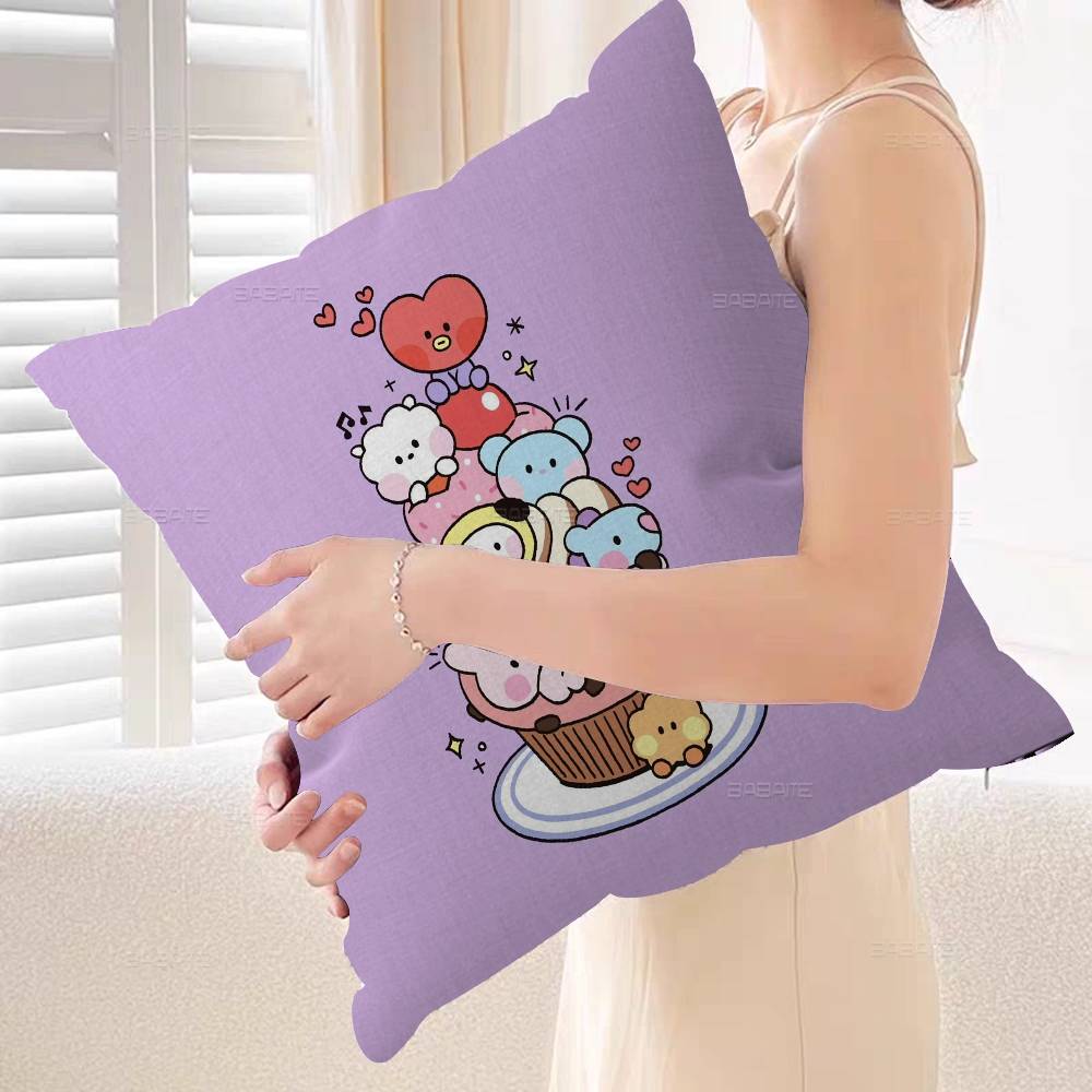 Korean Idol Pillow Cover for Bedroom Room and Living Room Sofa Decorative Cushion Cover