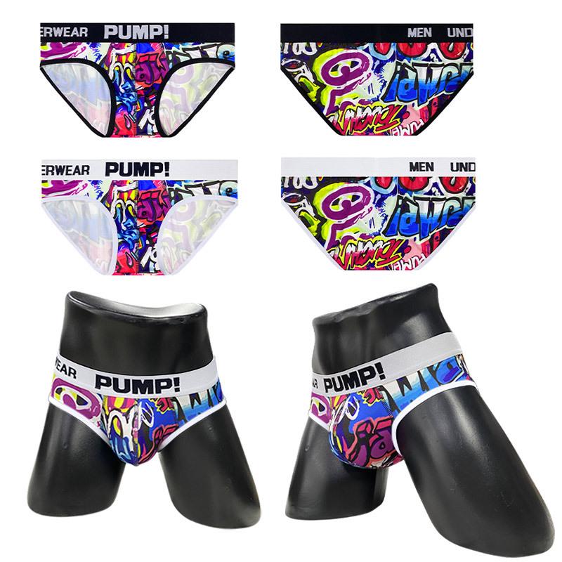 Trendy Low Rise Color Block Slim Fit Hip-Lifting Men's Sport Briefs