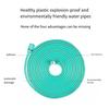 Retractable 50FT Garden Hose Reel Design with Multi Pattern Nozzle for Patios Use Water Hose