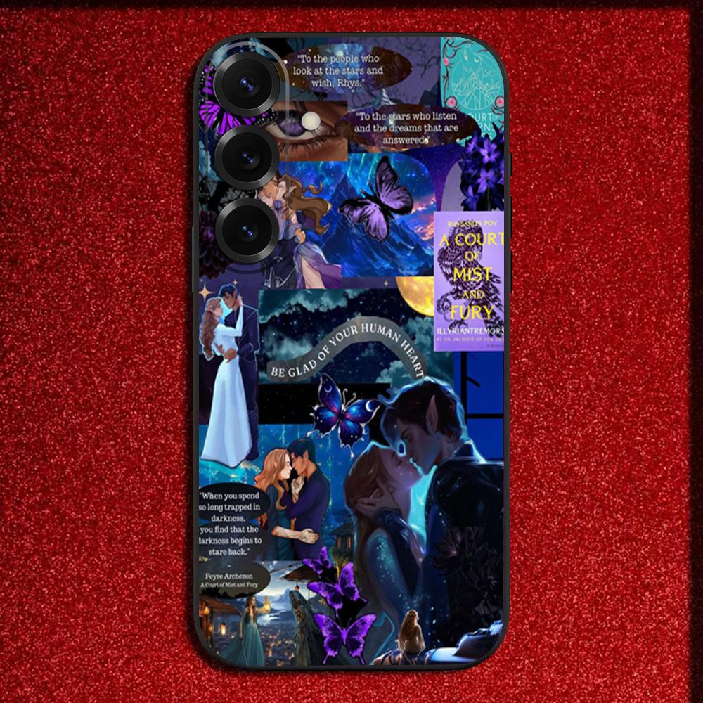 

Acotar A Court of Mist and Fury Phone Case For Samsung S25,S24,S21,S22,S23,S30,Ultra,S20,Plus,Fe,Lite,Note,10,9,5G Black Cover Samsung S25ULTRA