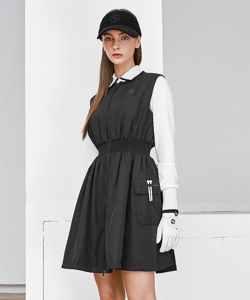 XEXYMIX Big Pocket Padded Zip-Up Dress Xgfop03J3