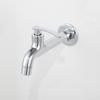 Brass Outdoor Wall Mounted Faucet Mop Basin Single Cold Tap Chrome Garden Hose Spigot G 1/2 inch Connection
