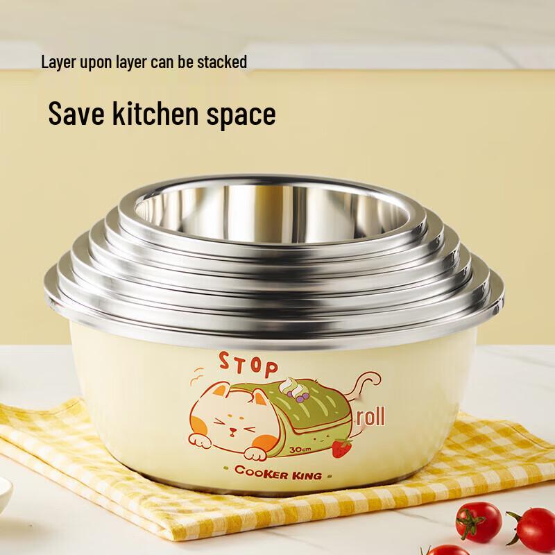 CIDHU Stainless Steel Mixing Bowl