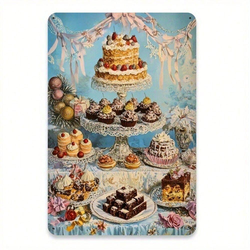 Retro Tin Sign Vintage Metal Poster Wall Decor for Cafe
