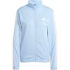 Solid Color Long Sleeve Zip High Neck Jacket Women Jackets Blue JD4518