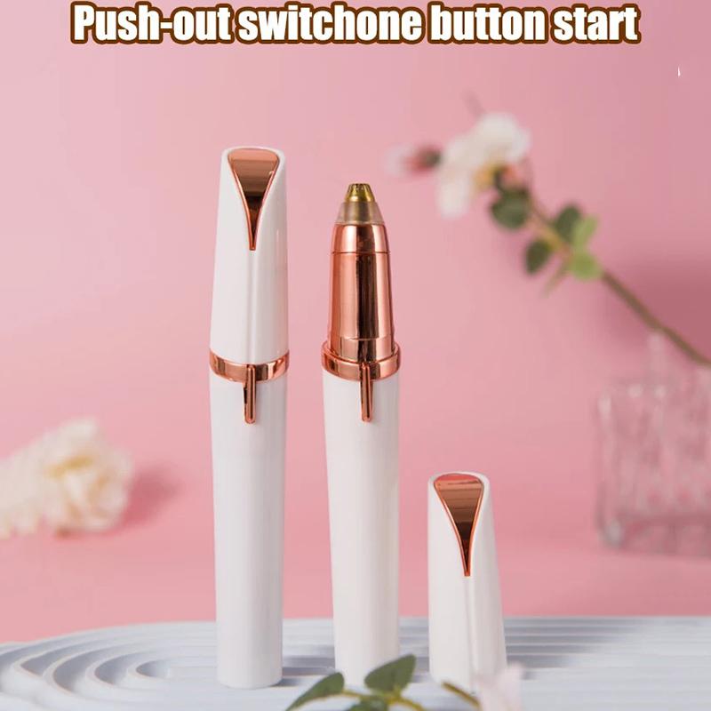 Electric Eyebrow Trimming Tool Portable For Beginners Automatic Electric Eyebrow Trimmer Nose Hair Shaving Brush Scraper