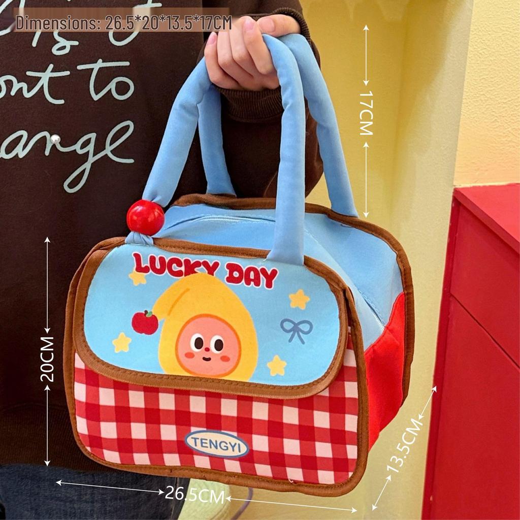 Large Capacity Insulated Bento Lunch Bag for Office, Breakfast & Meals