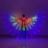 LED Luminous Rainbow Belly Dance Butterfly Wings Cloak