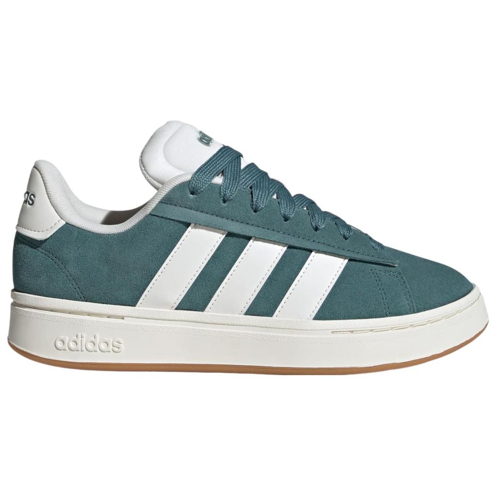 Adidas GRAND COURT ALPHA Résistantes à l'abrasion Support Haut Bas Chaussures de Skateboard Unisexe Baskets Cyan JQ3007