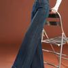 Womens High Waist Wide Leg Jeans With Modal Fabric For Casual And Office Wear