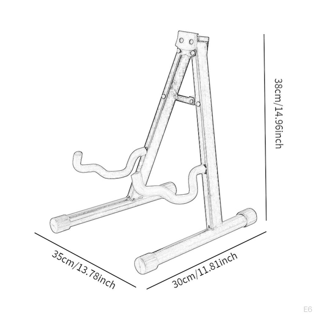 Suport pentru chitară Un cadru Brațe cu perniță Ușor Robuste Portabil Stabil Electric