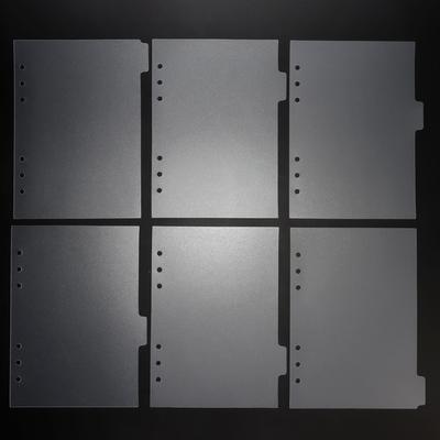 A5 A6 Transparent Papier Index Teiler 6 Löcher Für Binder Planer Notebook Schreibwaren Notebook Papier Teiler Zubehör