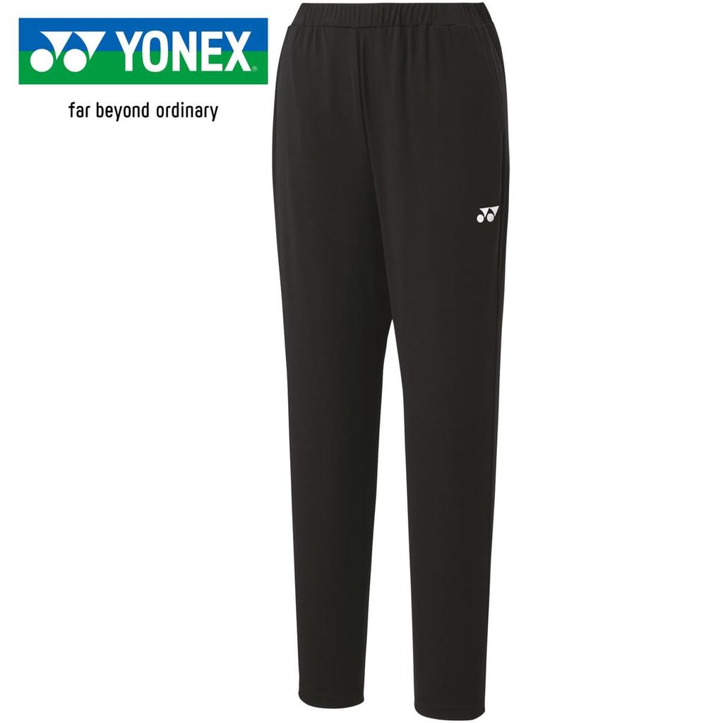 YONEX Knit Black Size M Women's Warm-Up Pants, (007),