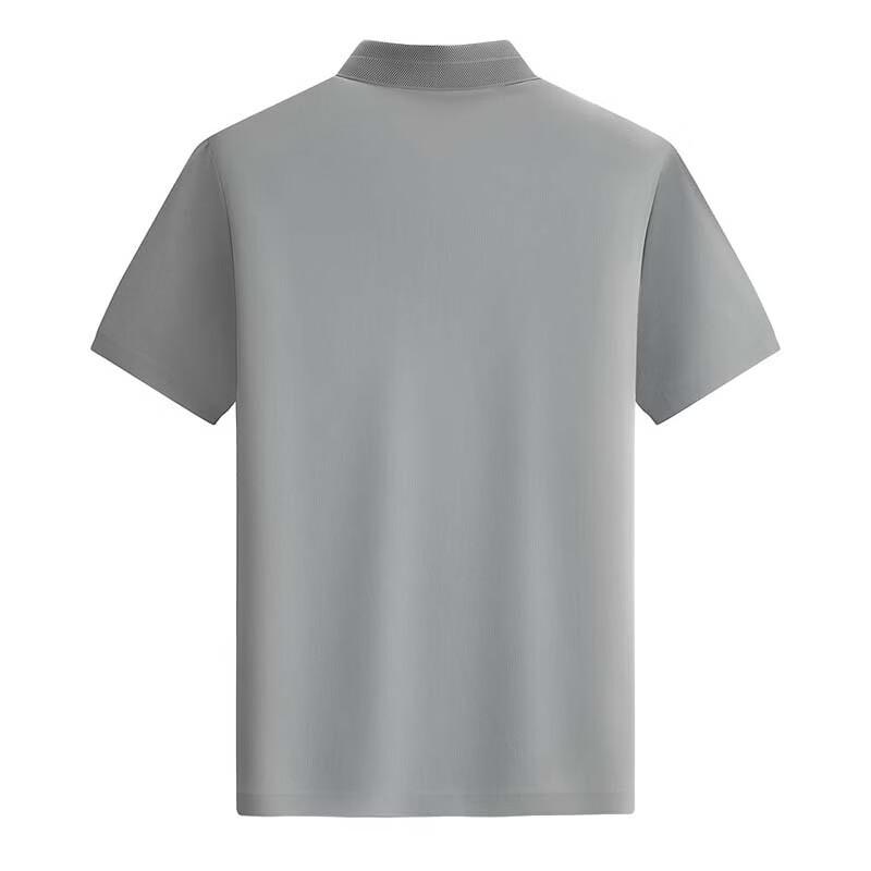 SEPTWOLVES Men's Elastic Lightweight Printed Short-Sleeve Polo Shirt