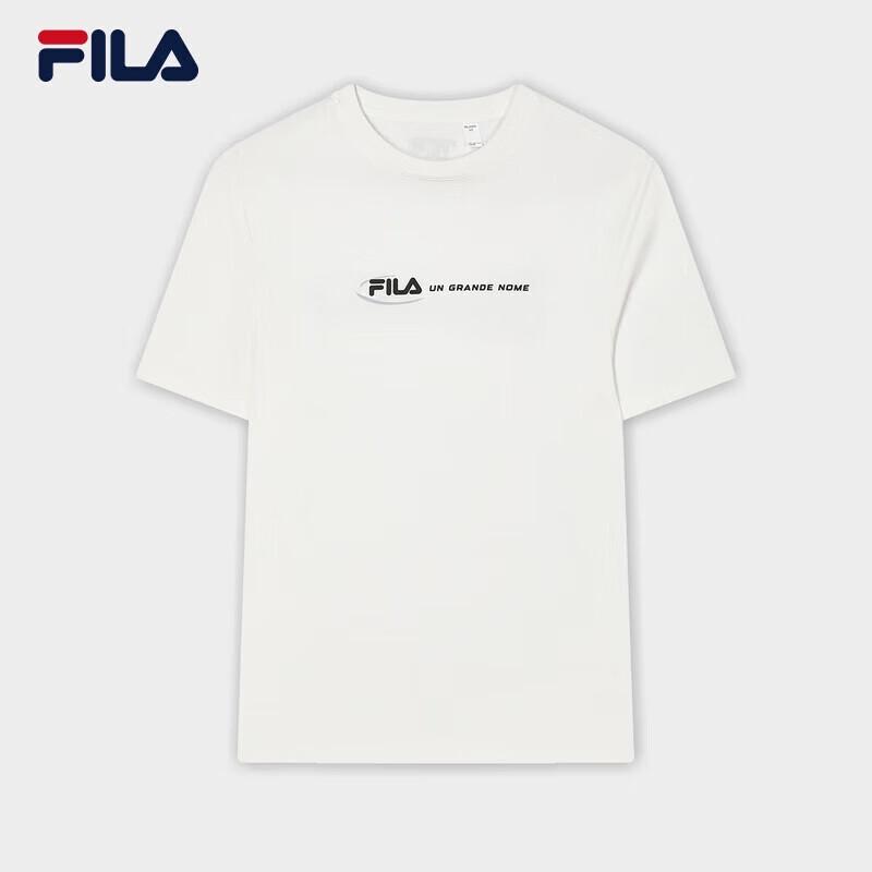 Fila Men's Pure Cotton Knitted Short-Sleeve T-Shirt