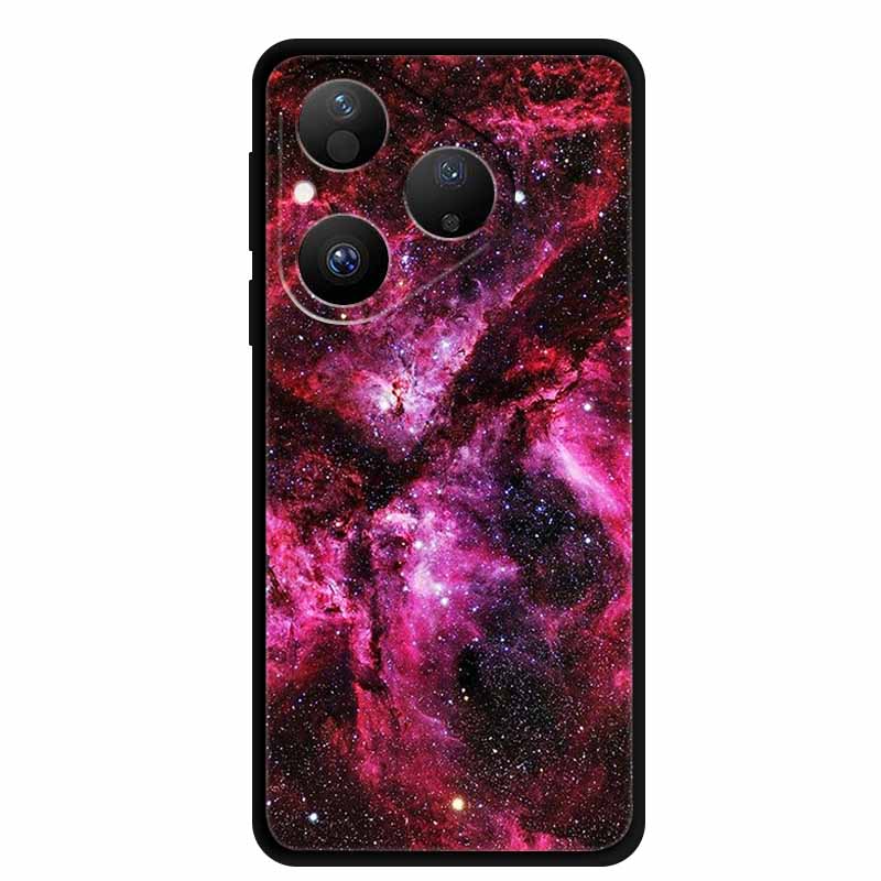 For Huawei Pura 80 5G Case Pura80 Coque Black Silicone Soft Back Cover Case For Huawei Pura 80 2025 Phone Case HED-LX9 Funda Bag