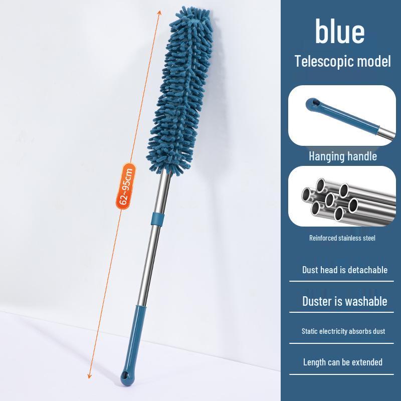Retractable Chenille Duster Brush for Car & Home Cleaning