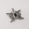Black Onyx Gemstone 925 Sterling Silver Jewelry Handmade Women Pendant 1.5" CP-41-16