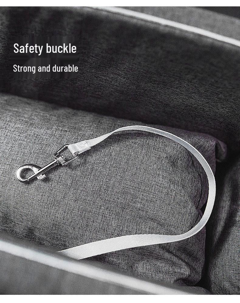 Portable Pet Car Seat & Carrier Bag for Cats - Handheld Center Console Carrier