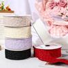 10Yards 25/40mm 3D Flower Wrinkle Embossment Ribbon DIY Accessories for Bows Bouquets Gift Wrapping Sewing Clothes Materials