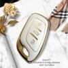 Luxurious Golden Edge Remote Key Case Full Cover For MG ZS EV MG6 EZS HS EHS For Roewe RX5 I6 I5 RX3 RX8 ERX5 Car