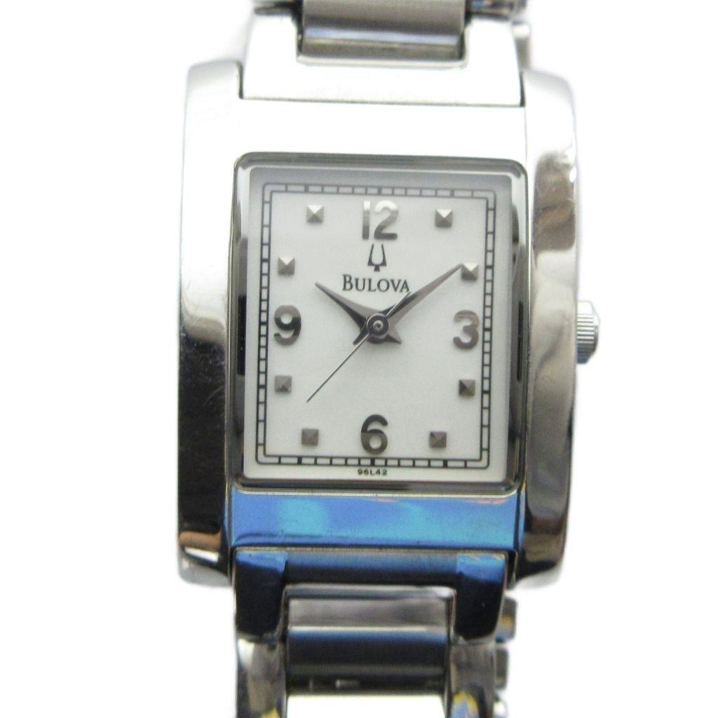 Used Bulova BULOVA C867807 Watch Quartz Analog Square Silver GY11 /MQ