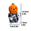 Pumpkin Resin Knight Halloween Decoration Figurine Light Garden Ornament Gift