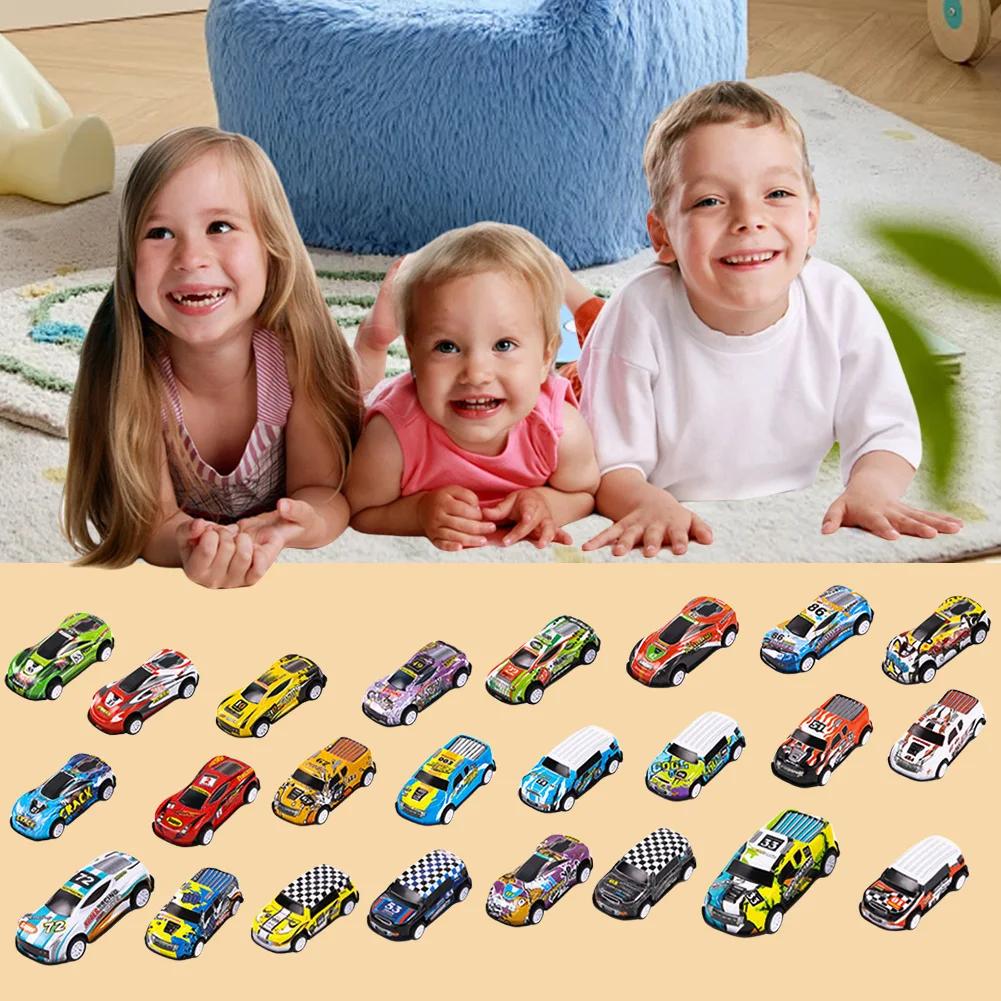 24 Days Christmas Countdown Calendar Car Toys Kids Car Advent Calendar Digital Racing Vehicles Toys Xmas Christmas Gift Box