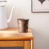 Vintage Rusty Glazed Ceramic Cup Creative Pinch By Hand No Handle Coffee Cup Milk Cups Beverage Cups Water Cups Home Tea Cup