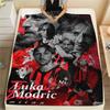 AC Milan Print FlAannel Blanket, High quality Comfortable for All Seasons, Home Decor, Warmth and Comfort