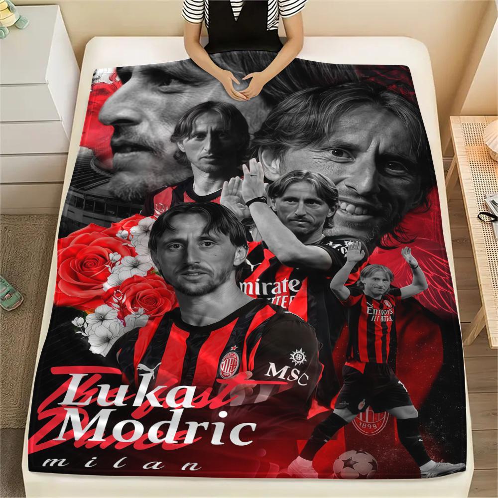 AC Milan Print FlAannel Blanket, High quality Comfortable for All Seasons, Home Decor, Warmth and Comfort