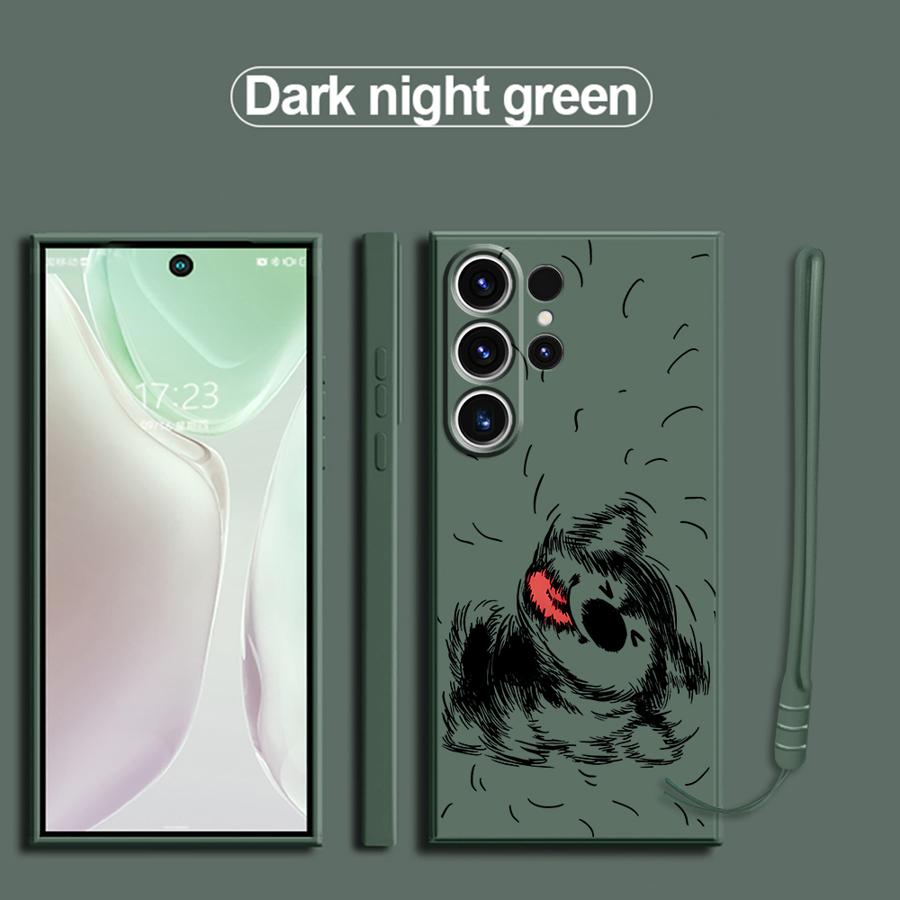 Cartoon Dog Phone Cover Case for Samsung Galaxy S25 S20 FE S25Edge S21 Plus S23 Note 20 10 Ultra S24 Ultra S22