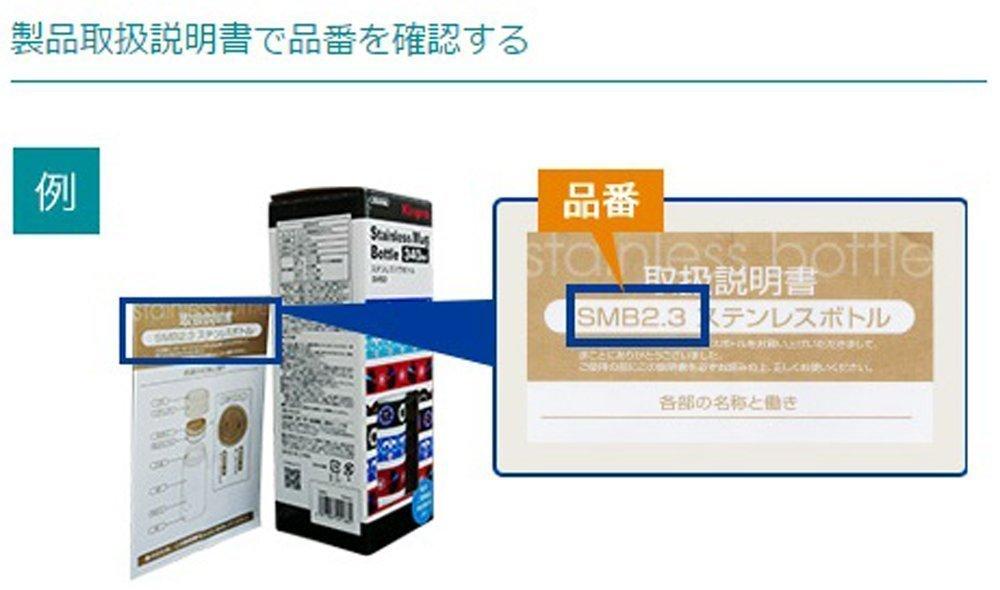 Skater STGC6 Stainless Steel Water Bottle Stopper Set for STGC6 2-Way (with Gasket) (P-STGC6-NS)