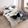 Comforter Elegant Butterfly Flower Pattern 3D Printed Abstract Art Style Bedding Set Soft Comfortable Luxury Set